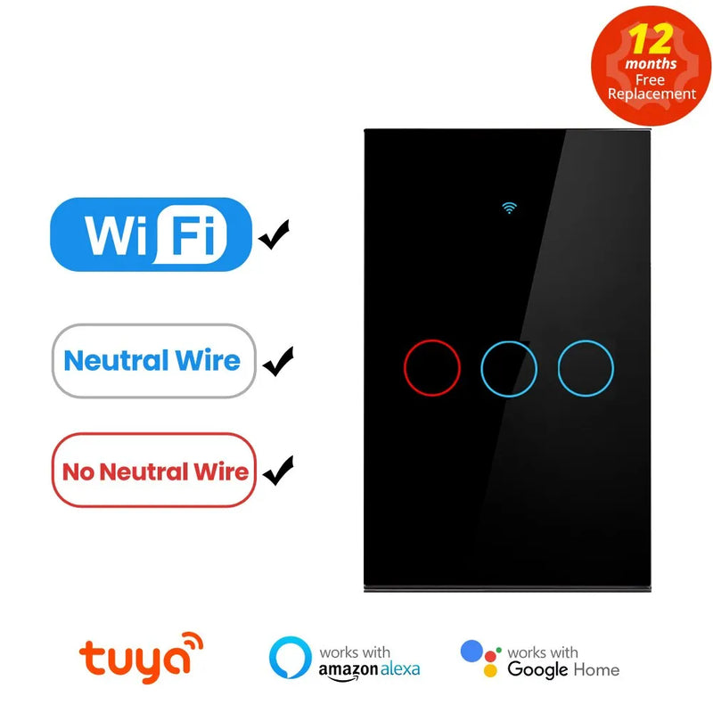 Interruptor Inteligente WiFi Smart - Axus Tuya