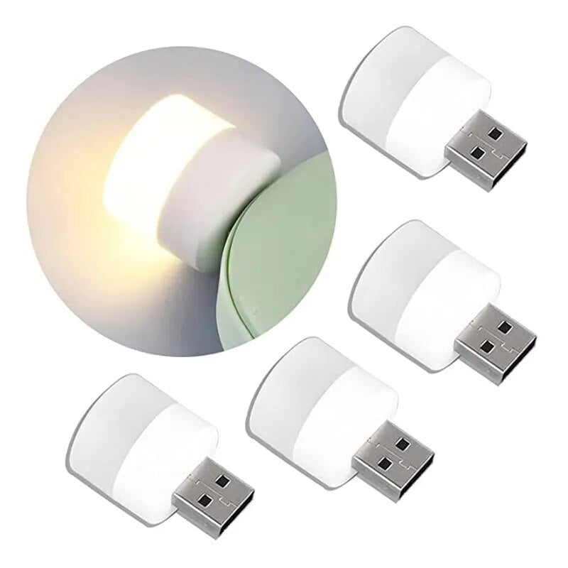 Mini Lâmpada Auxiliar de Led USB