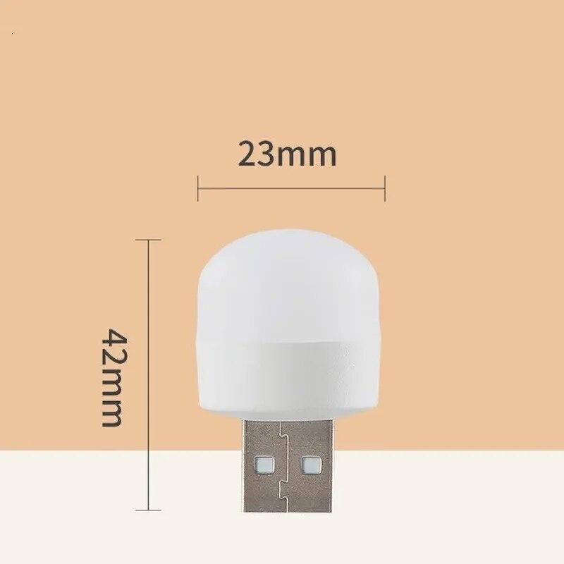 Mini Lâmpada Auxiliar de Led USB